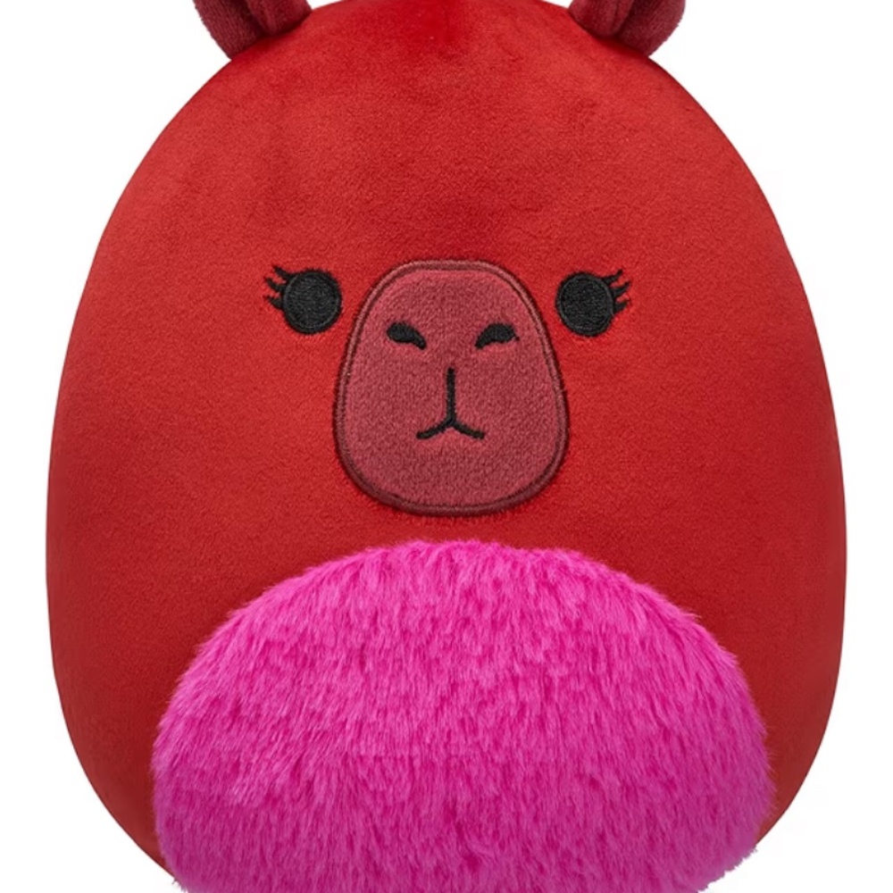 8” Marcia Maroon Capybara Squishmallow New NWT